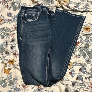 Grace Dark Blue Boot Cut Jeans for Women